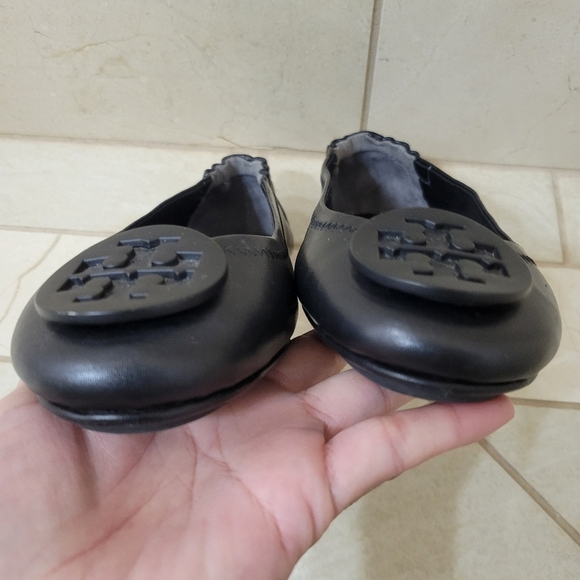 Tory burch Minnie Travel Leather Ballet flats size 5.5. - Picture 4 of 10